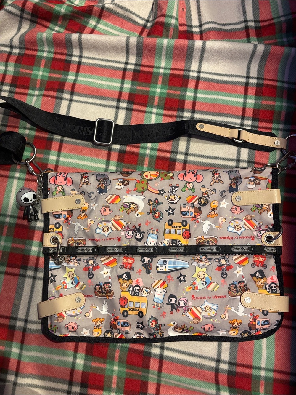 2006 RARE Tokidoki X LESPORTSAC TRANSPORTO Print CIAO CIAO Crossbody